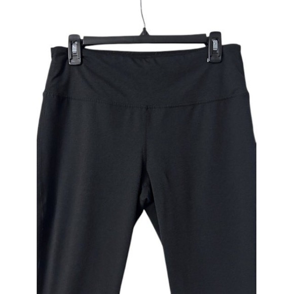 Athleta‎ Long Leggings M Black New Year New You Color Block Sporty Gym Workout - Picture 13 of 14
